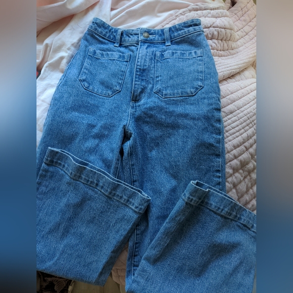 Rolla's Sailor Jeans in Lily Blue - Picture 2 of 5